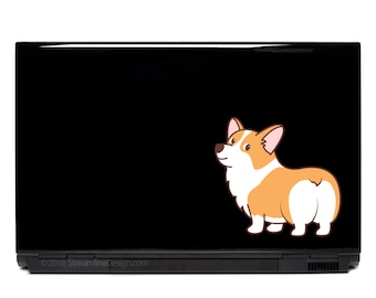 Corgi Butt Vinyl Decal | Laptop Sticker
