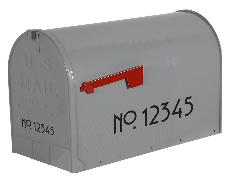 Craftsman Mailbox Numbers Vinyl House Numbers Mailbox Decals Etsy