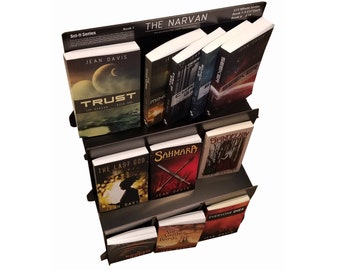 Collapsible Bookshelf | author table bookshelf tabletop bookshelf easy store shelf bookshelf that breaks down stores flat bookshelf display