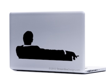 Mad Men Don Draper Laptop Decal: TV Show Art