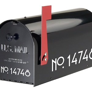 Craftsman Mailbox Numbers | vinyl house numbers mailbox decals mailbox stickers curb appeal address numbers FREE SHIPPING number stickers