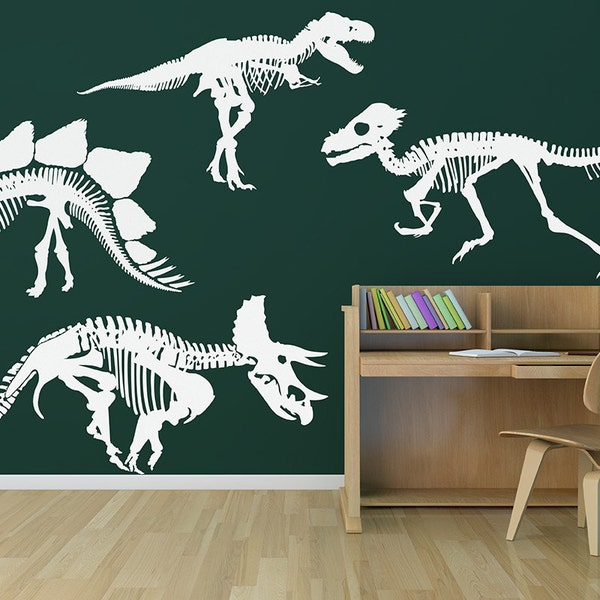 Playroom Wall Decal Dinosaur Etsy