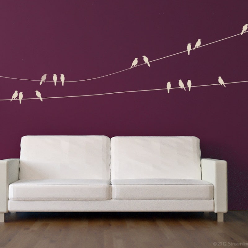 Bird Wall Decals - Etsy