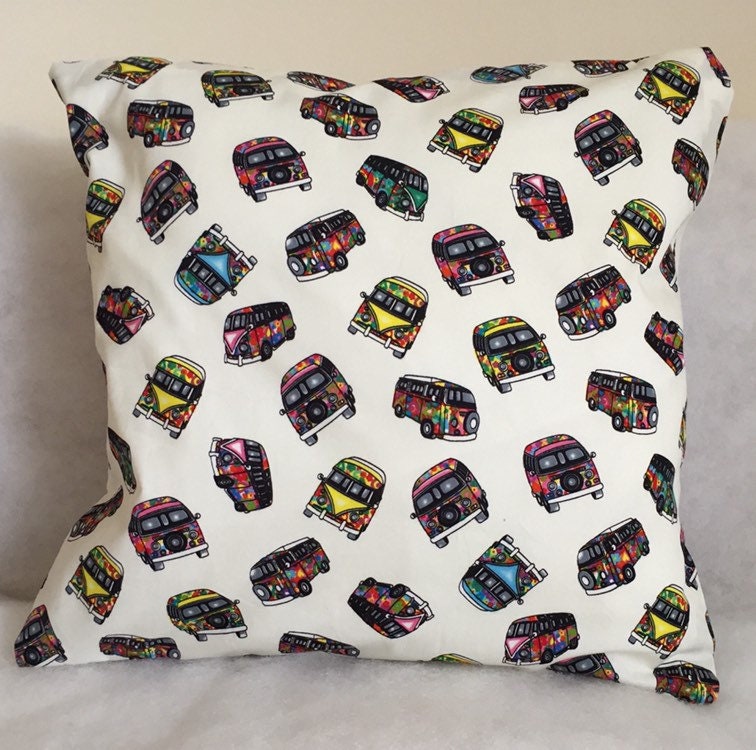 Handmade Camper Van Cushion Cover 16inch cotton pillow cover Etsy