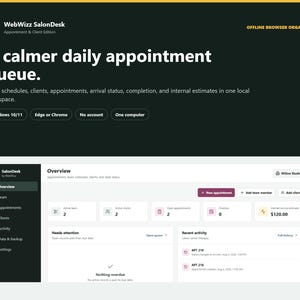 SalonDesk afsprakensoftware, planner voor klanten en teamleden