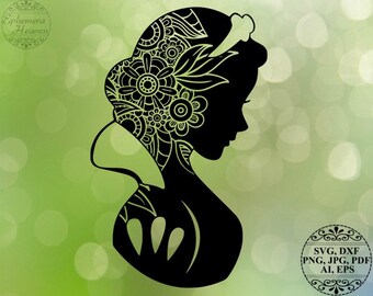Download Mandala Princess Svg Etsy