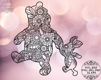 Download Winnie The Pooh Clipart Cricut Svg Winnie The Pooh Mandala Svg Winnie The Pooh Svg Winnie Bear With Heart Pillow Svg Disney Mandala Svg Clip Art Art Collectibles Kromasol Com