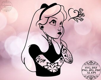 Free Free 58 Steampunk Tattooed Disney Princess Svg SVG PNG EPS DXF File