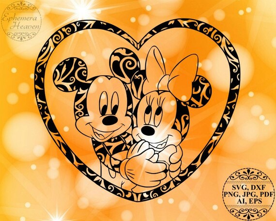 Download Clip Art Disney Mouse Love Svg Disney Mandala Svg Mickey Minnie On Moon Svg Minnie Mickey Shirt Design Mickey And Minnie Svg Zentangle Svg Art Collectibles