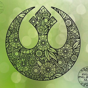 Download Baby Yoda Svg Baby Yoda Mandala Svg Baby Yoda In Pod Svg Etsy