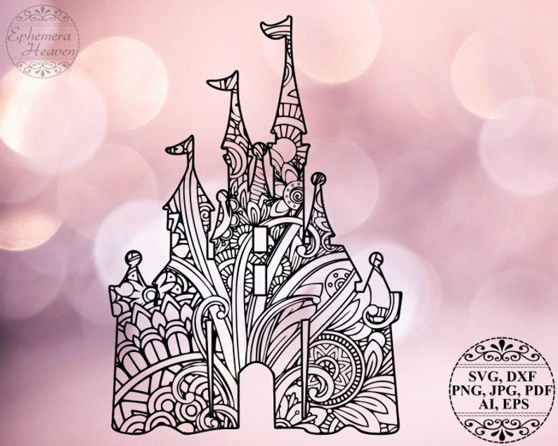 Download Disney Castle SVG Cinderella Castle SVG File Castle | Etsy