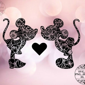 Download Clip Art Mickey Minnie Heart Svg Zentangle Svg Disney Mouse Love Svg Disney Mandala Svg Mickey And Minnie Svg Minnie Mickey Mandala Svg Art Collectibles