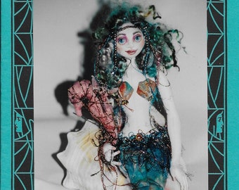 Audine and her Seahorse Willie doll pattern