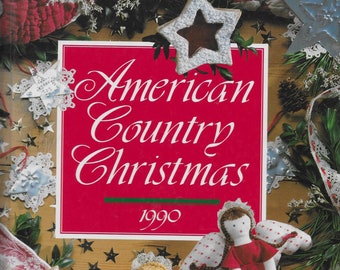 American Country Christmas 1990 hardcover book