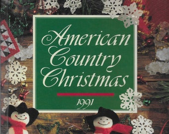 American Country Christmas 1991 hardcover book