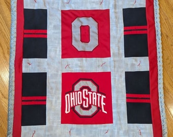 DEPOSIT for Custom Lap Quilt using your sweatshirt/t-shirts-DEPOSIT ONLY