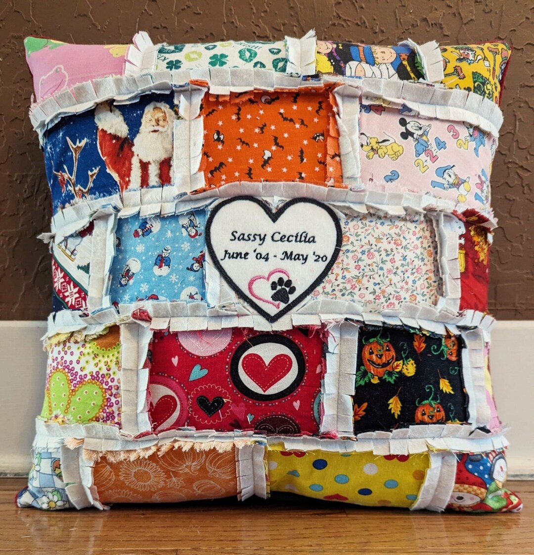 Memory Pillow Rag Pillows Etsy