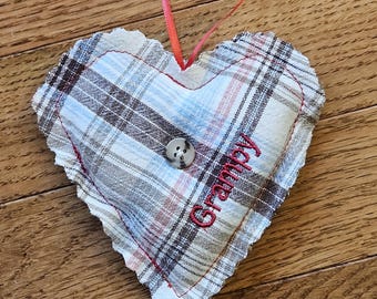 Custom Memory Heart Ornament
