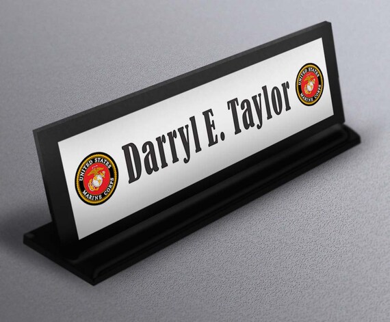 Military Name Plate Air Force Af Navy Usn Marine Usmc Etsy