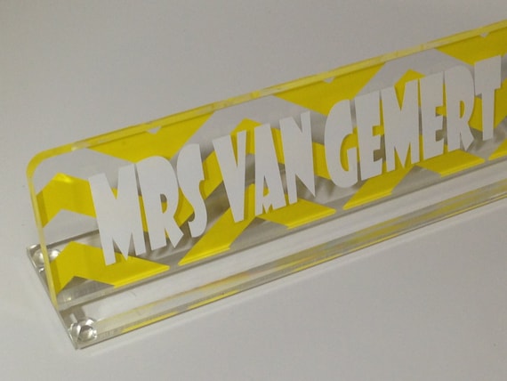 Desk Name Plate Office Signs Cute Office Supplies Corporate Etsy