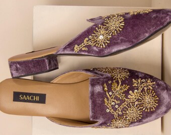 womens backless mules