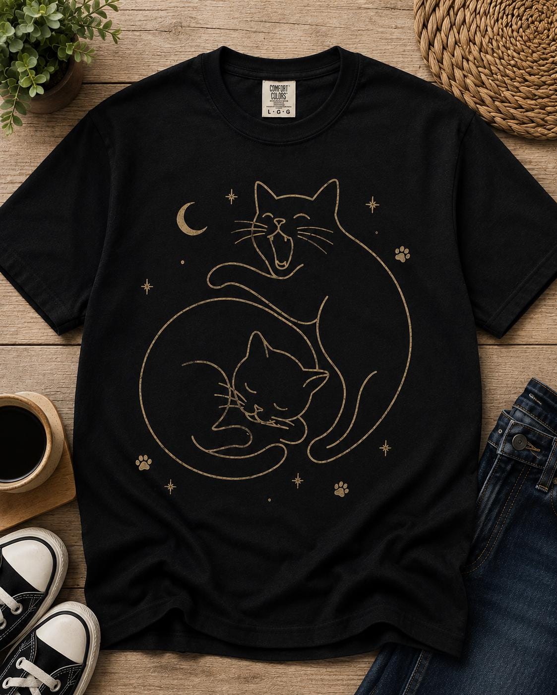 Yawn Graphic T Shirt - Etsy