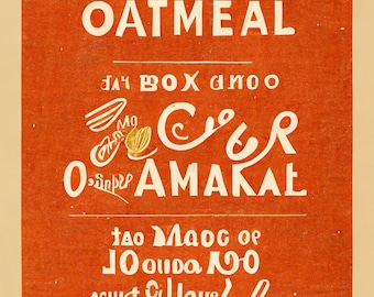 Maple Ginger Oatmeal - vintage Animorphs - AI illustrated style 8x10 Inch Print