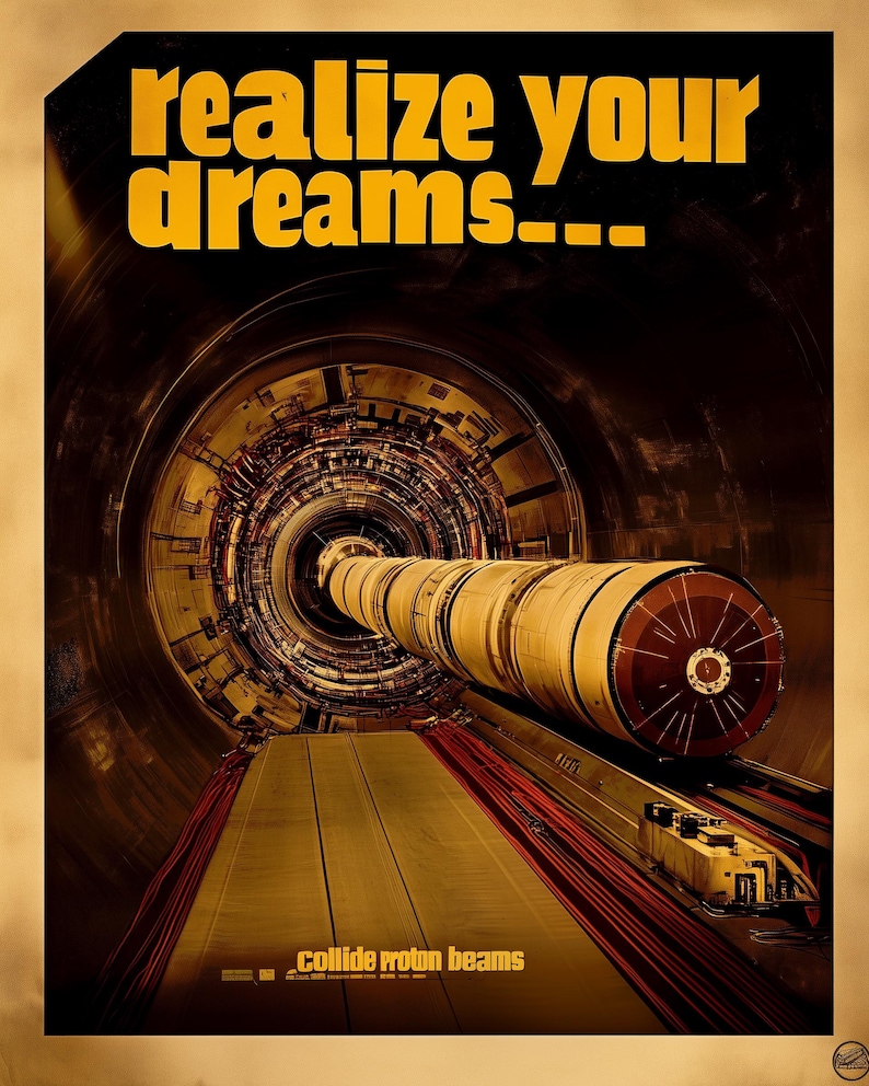 Realize Your Dreams Collide Proton Beams - Lhc Large Hadron Collider ...
