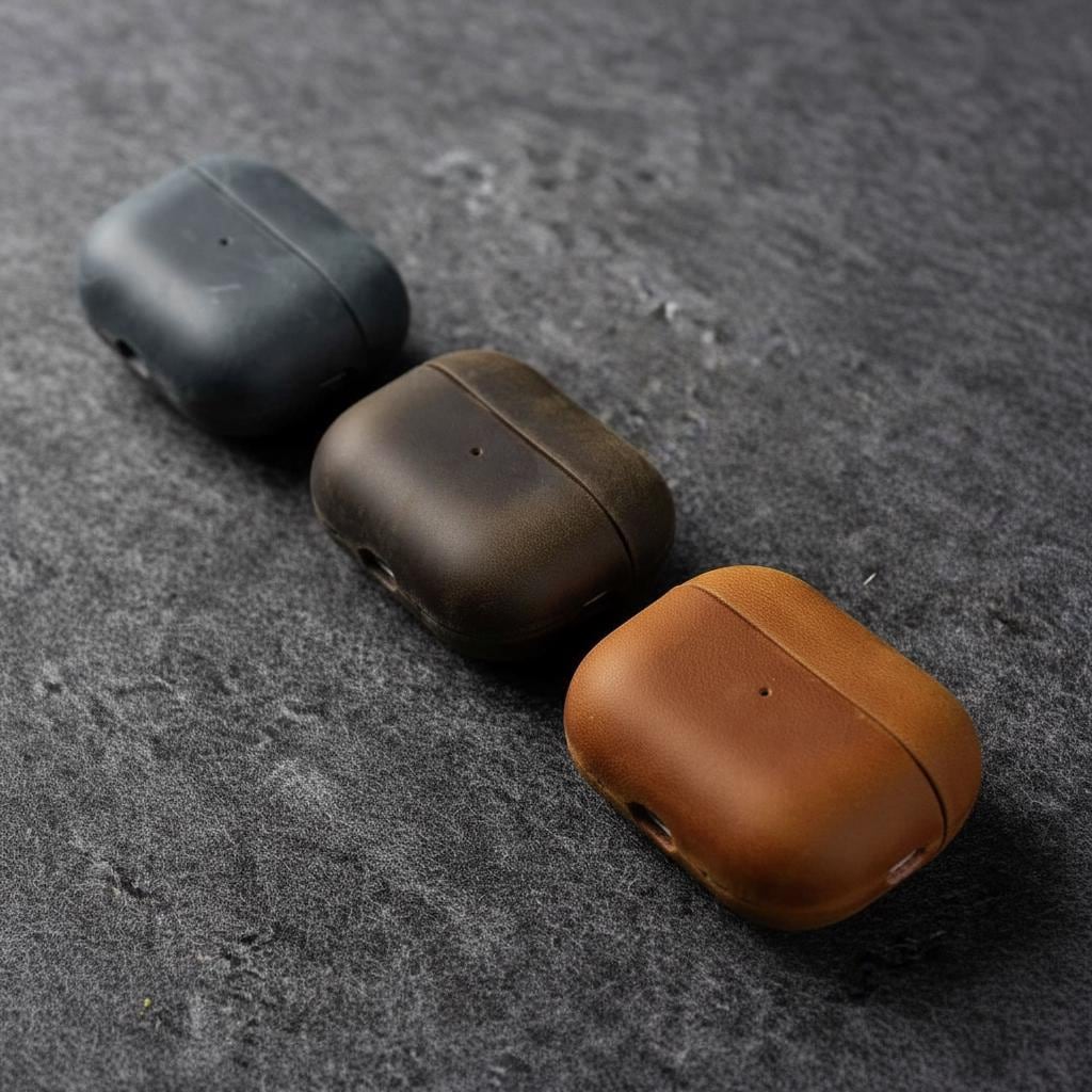 Vegetable Tanned Leather Earphone Case - Etsy