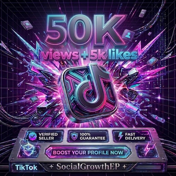 50K Views + 5K Likes TikTok | Tiktok Growth Service Guide | Social Media Promotion | TikTok Audience Growth | TikTok Marketing