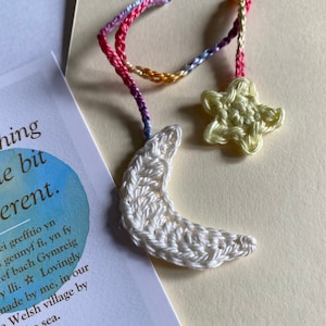 Moon and Star umbilical cord tie. Lunar tie. New Baby.