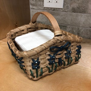 Texas Bluebonnet Napkin Basket