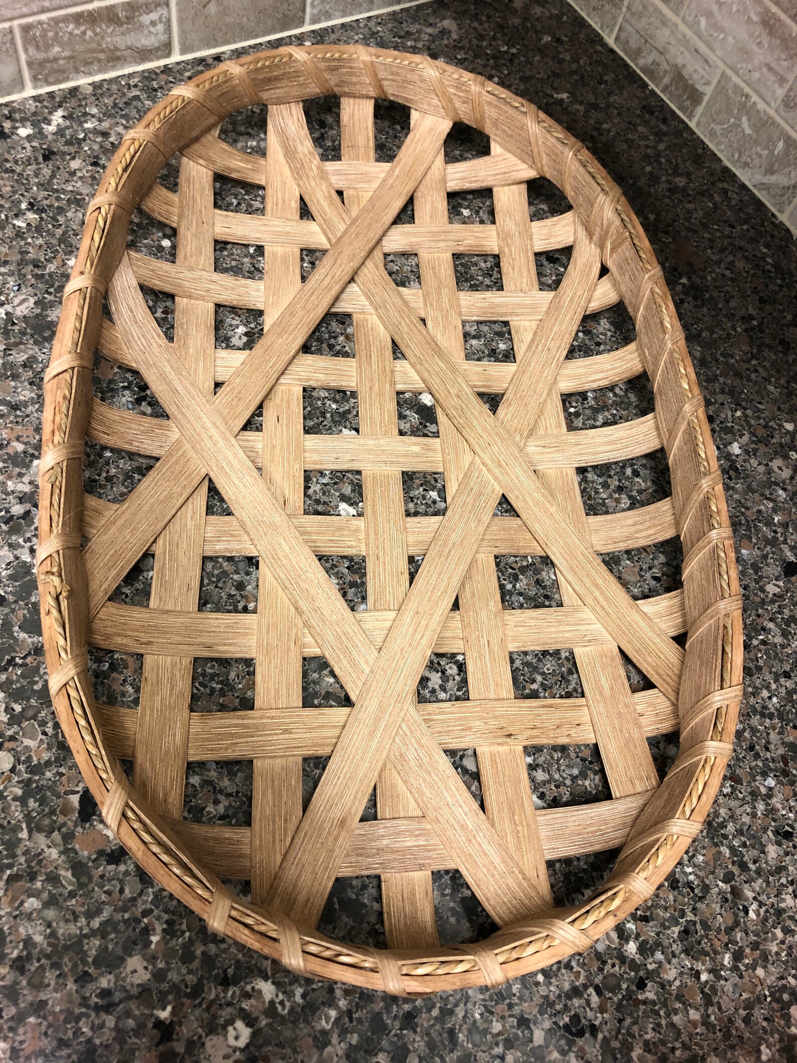 Extra Large 12 X 20 Oval Tobacco Basket Replica Etsy