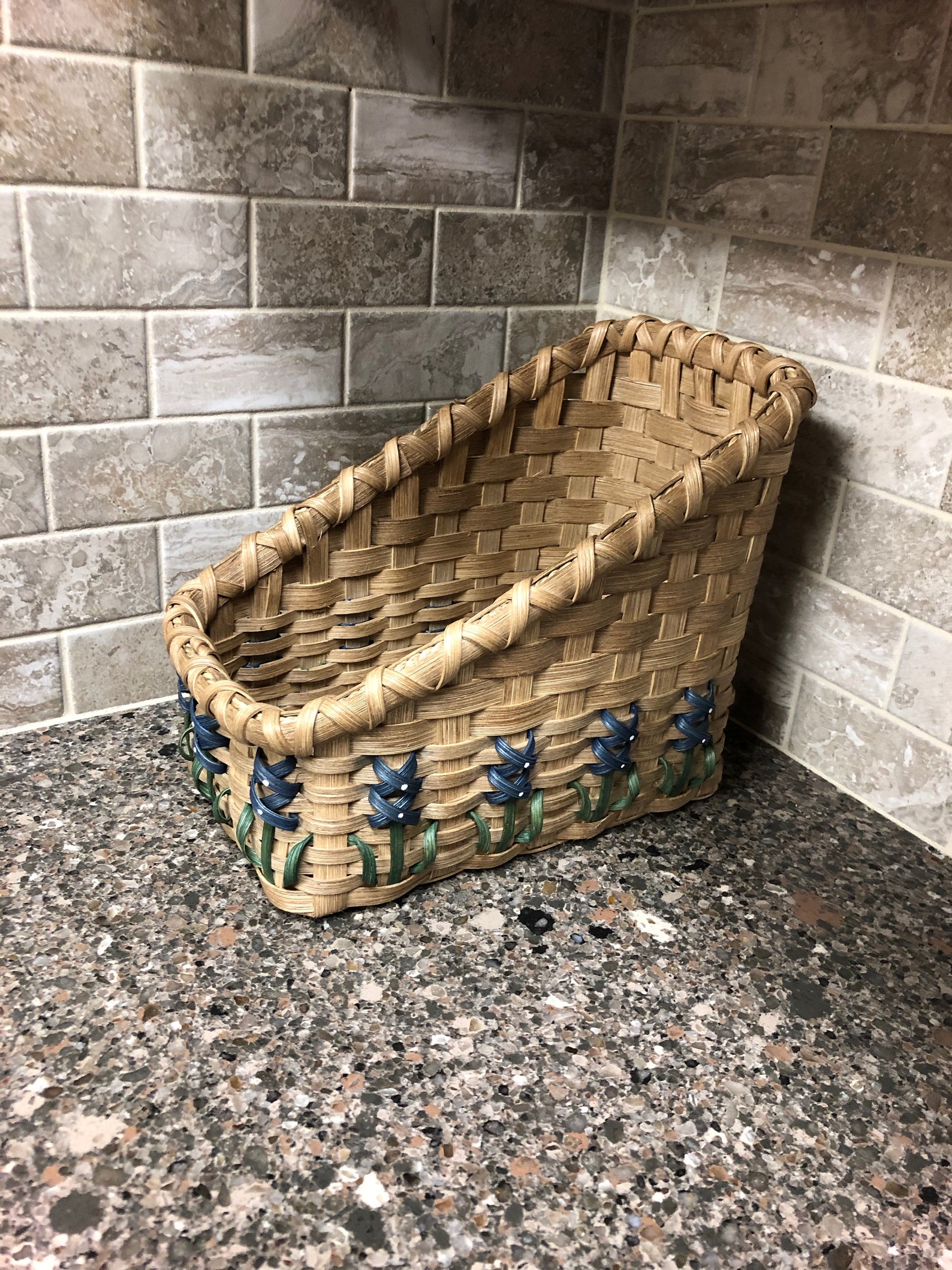 Kitchen Catch All Basket Kitchen Decor Texas Item Etsy