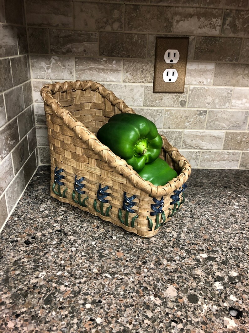 Kitchen Catch All Basket Kitchen Decor Texas Item Etsy