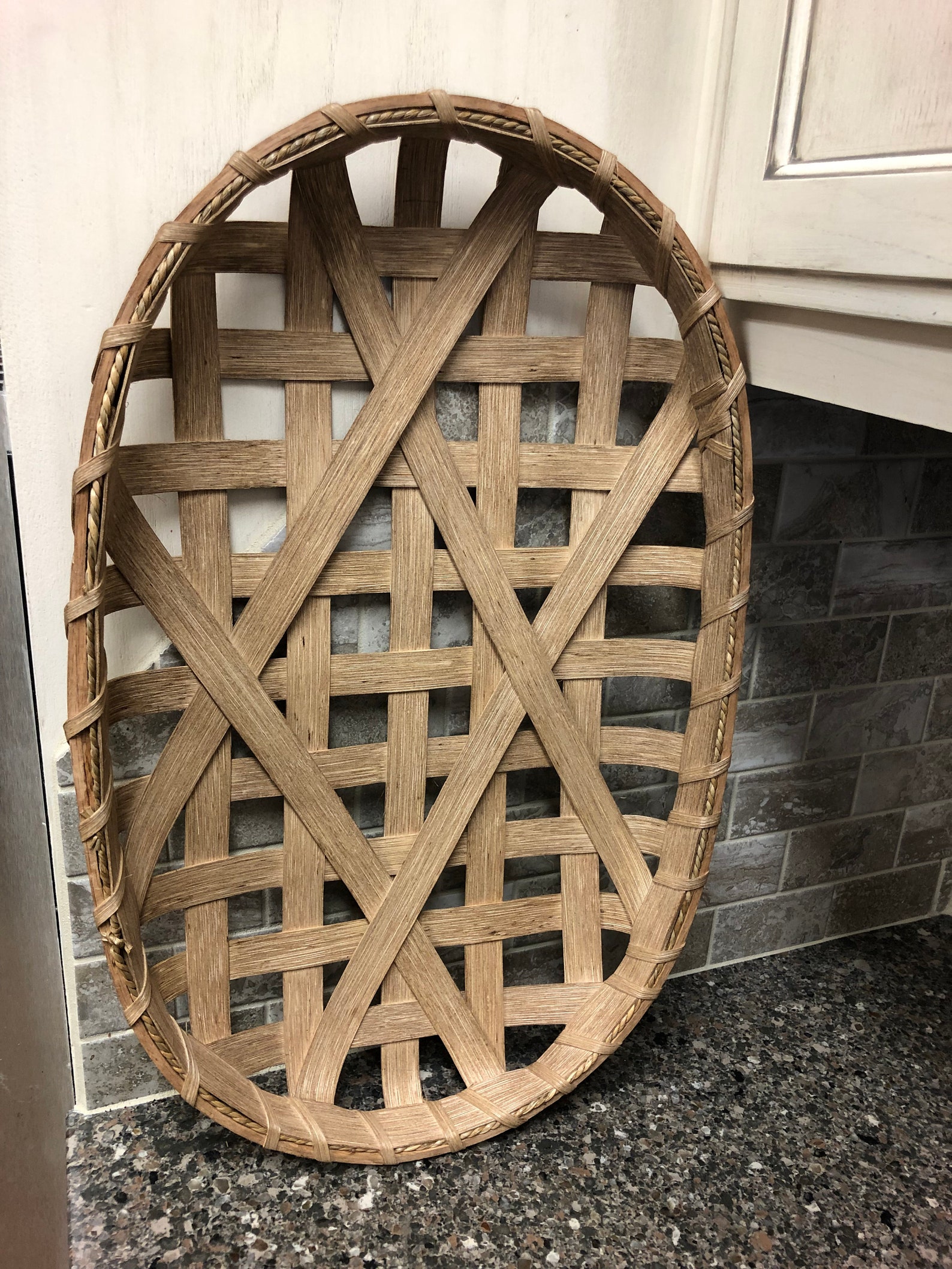 Extra Large 12 X 20 Oval Tobacco Basket Replica Etsy