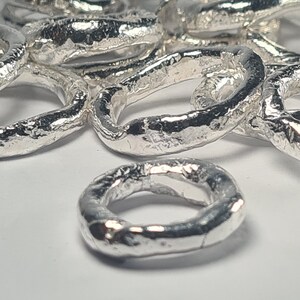 Sterling silver wrought ring