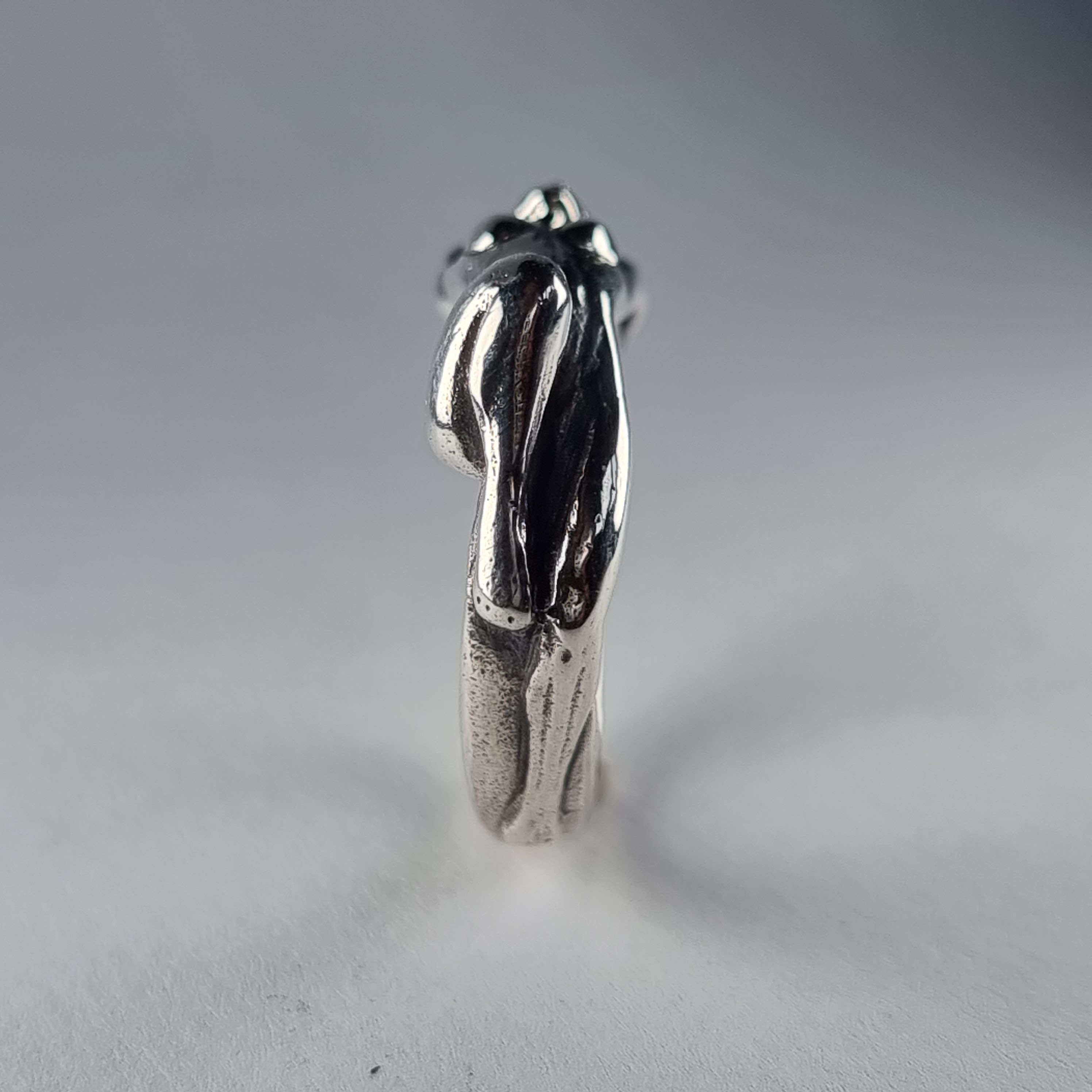 Reclining Nude Ring Sterling Silver Handmade Naked Lady Ring - Etsy