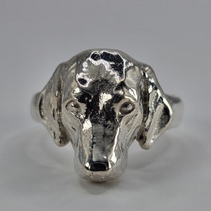 Labrador ring, dog ring, sterling silver handmade image 2