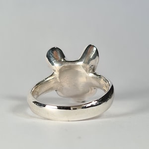 Mouse ring sterling silver handmade image 6
