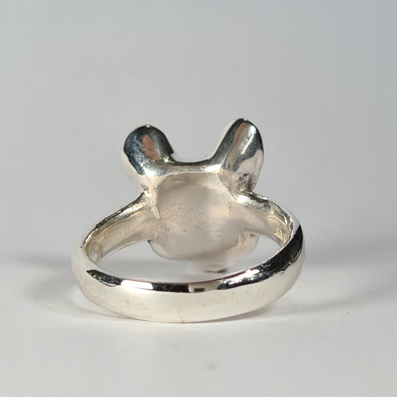 Mouse ring sterling silver handmade image 6