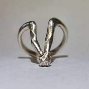 Couple Holding Hands Ring romantic ring anniversary gift engagement ring wedding love