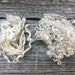 Wensleydale, Fleece, Washed, White, 2 Ounces, Natural, Undyed, Fiber, Wool, Spin, Felt, CURLZ!