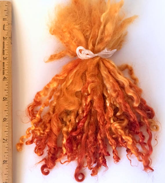 felt doll hair