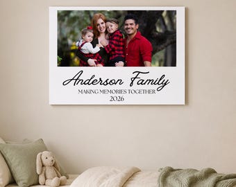 Leinwandbild, personalisierter Fotoleinwanddruck, individuelles Familienbild als Wandbild, großes Wandbild, Geschenk zum Hochzeitstag oder Einzug