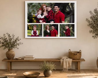 Leinwandbild, personalisierter Fotoleinwanddruck, individuelles Familienbild als Wandbild, großes Wandbild, Geschenk zum Hochzeitstag oder Einzug