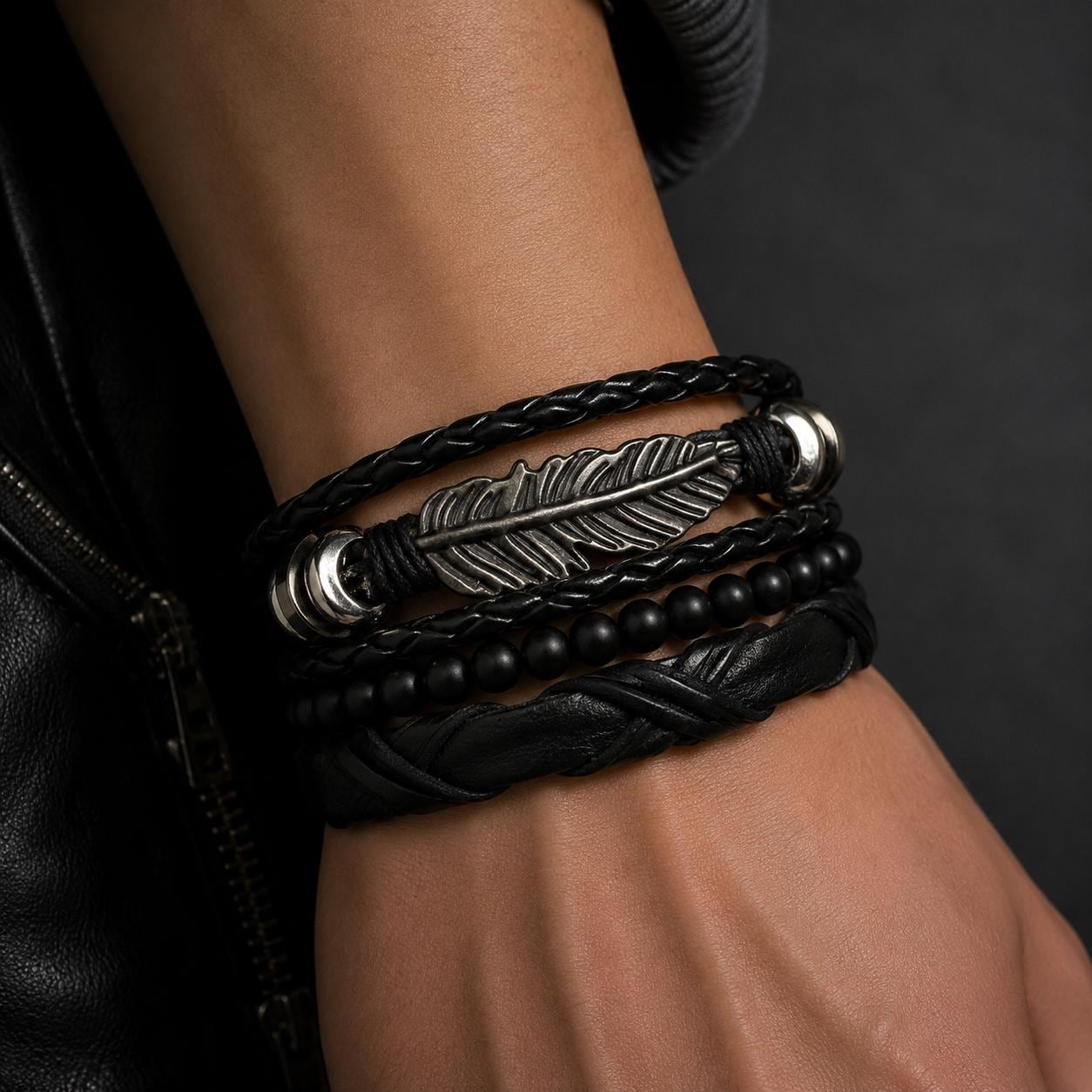 Chrome Hearts Leather Cuff - Etsy