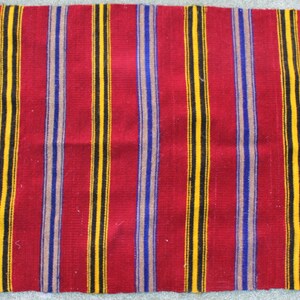 Buglem / Handwoven Vintage Turkish Antique Kilim Rug,  - %100 WOOL - Mut region ,40 years old - 24&#39;&#39;x42,8&#39;&#39; inch