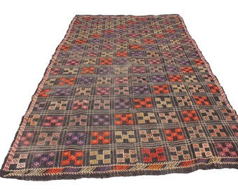 Turkish Rug,Handwoven Wool Rug,Vintage Decorative Rug,Oversize Carpet,Antique Carpet,Home Decor Rugs,Rug For Livingroom,Bathroom Rugs