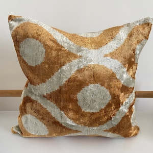 İkat Velvet Pillow,Bohemian Pillow,Lumbar Pillowcase,Etsy Gift Shop,Couch Cushions,Gift Her,Decorative Pillow, Orange Pillow Case